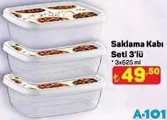 SAKLAMA KABI SETİ 3'LÜ fiyat ve kampanya bilgisi